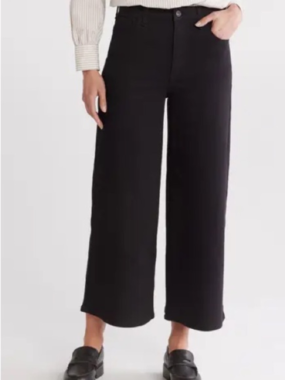 Rag & Bone Serena High Rise Wide Leg Crop Jeans Size 29